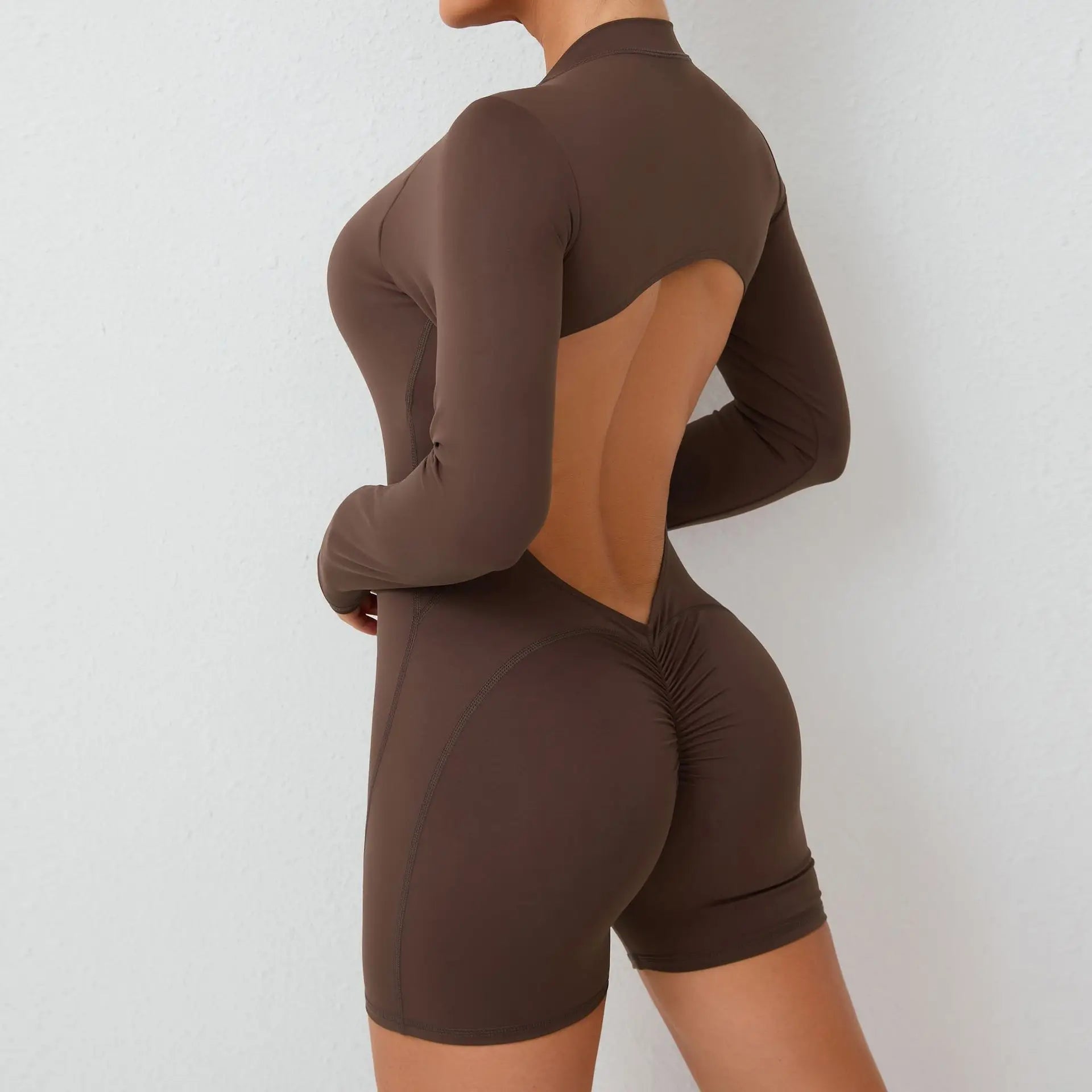Breathable Backless Romper
