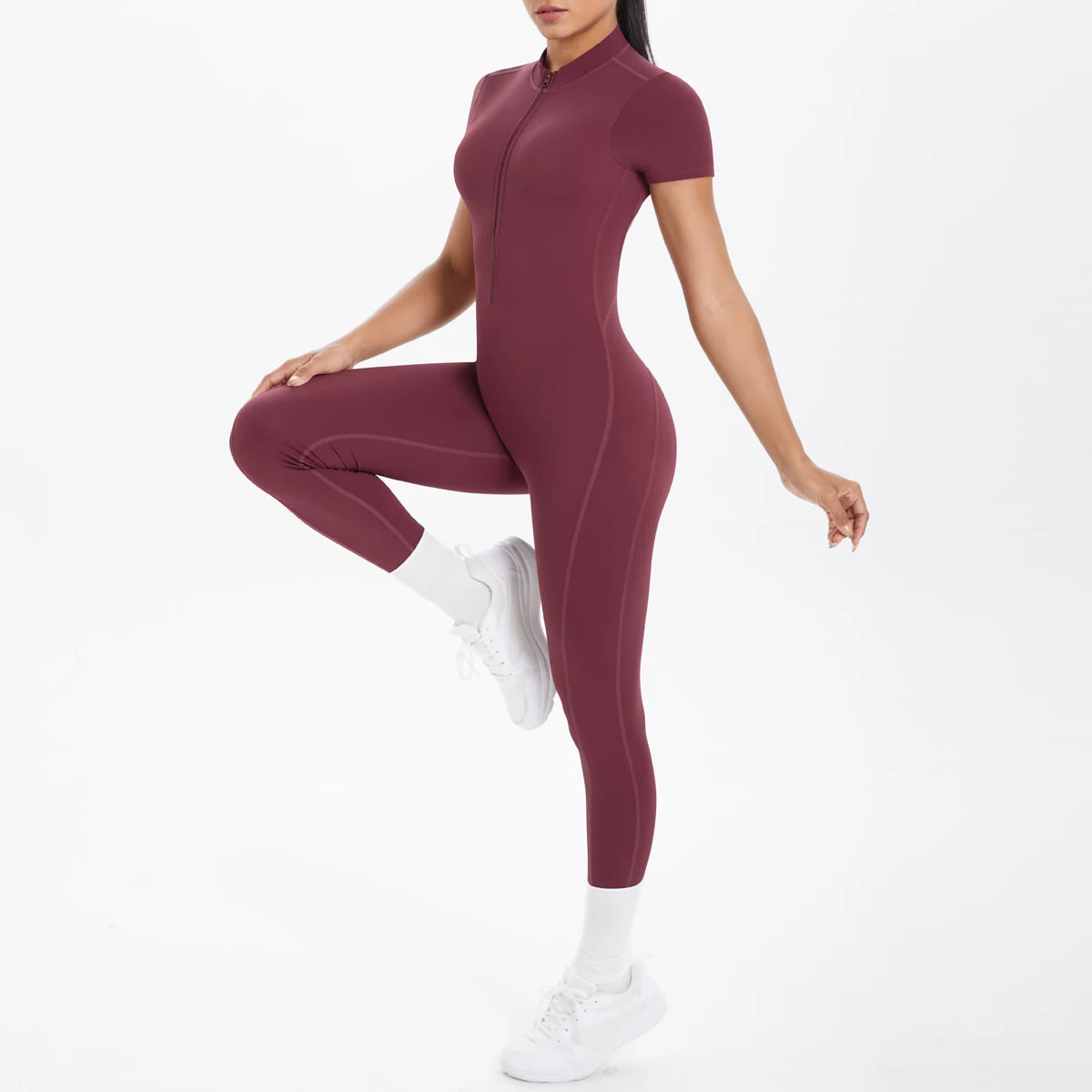 Backless Fitness Jumpsuit