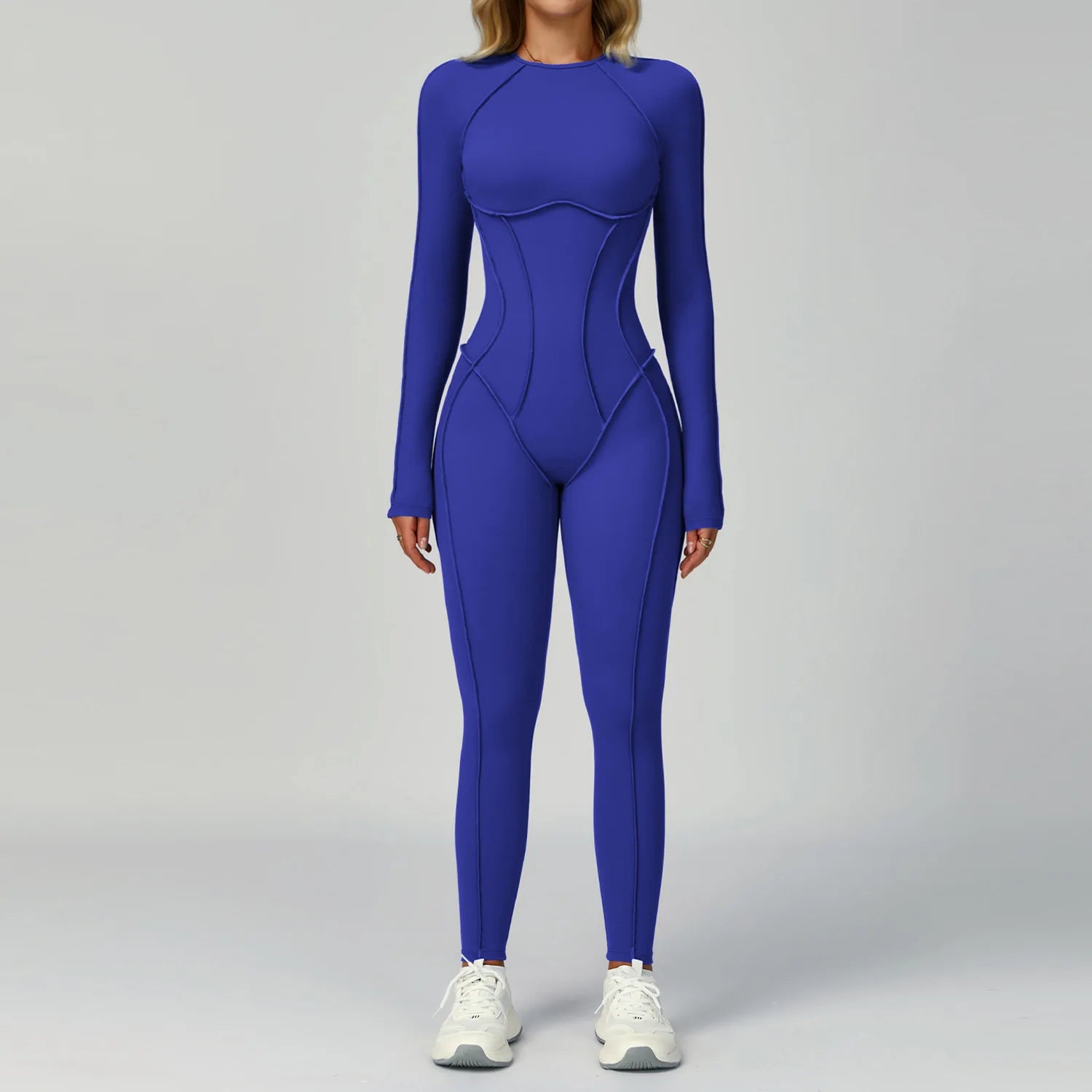Hollow-Back Yoga Jumpsuit