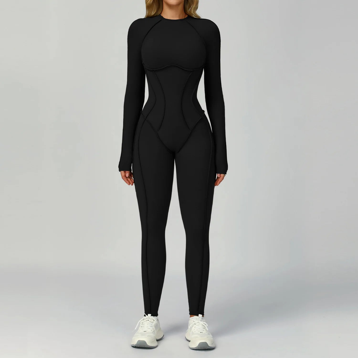 Hollow-Back Yoga Jumpsuit