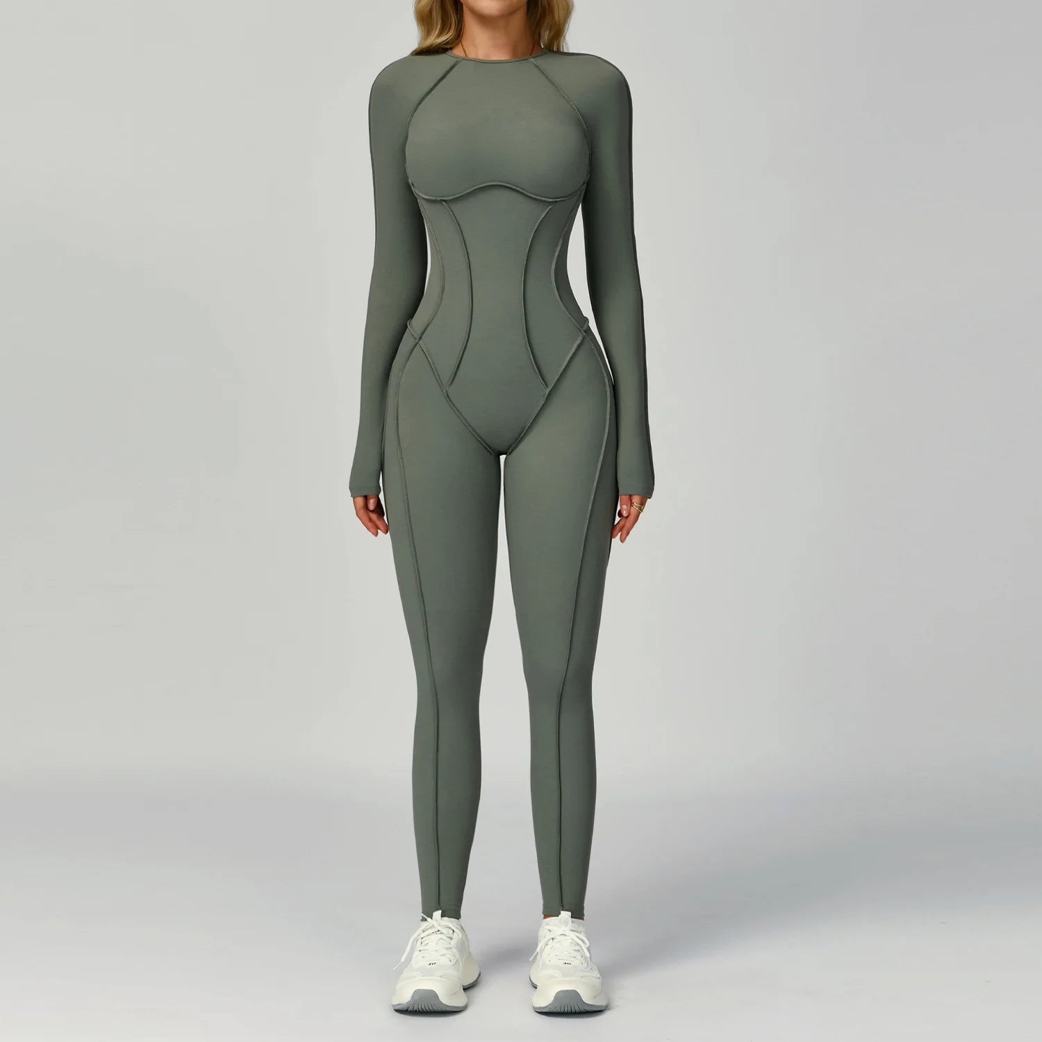 Hollow-Back Yoga Jumpsuit