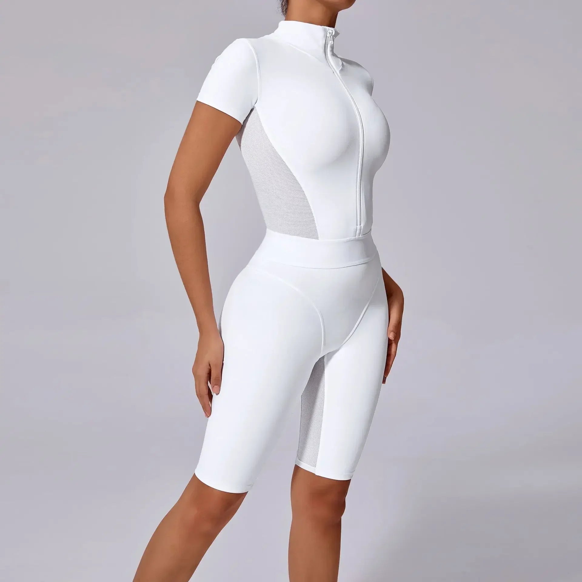 Seamless Zip-Up Jumpsuit