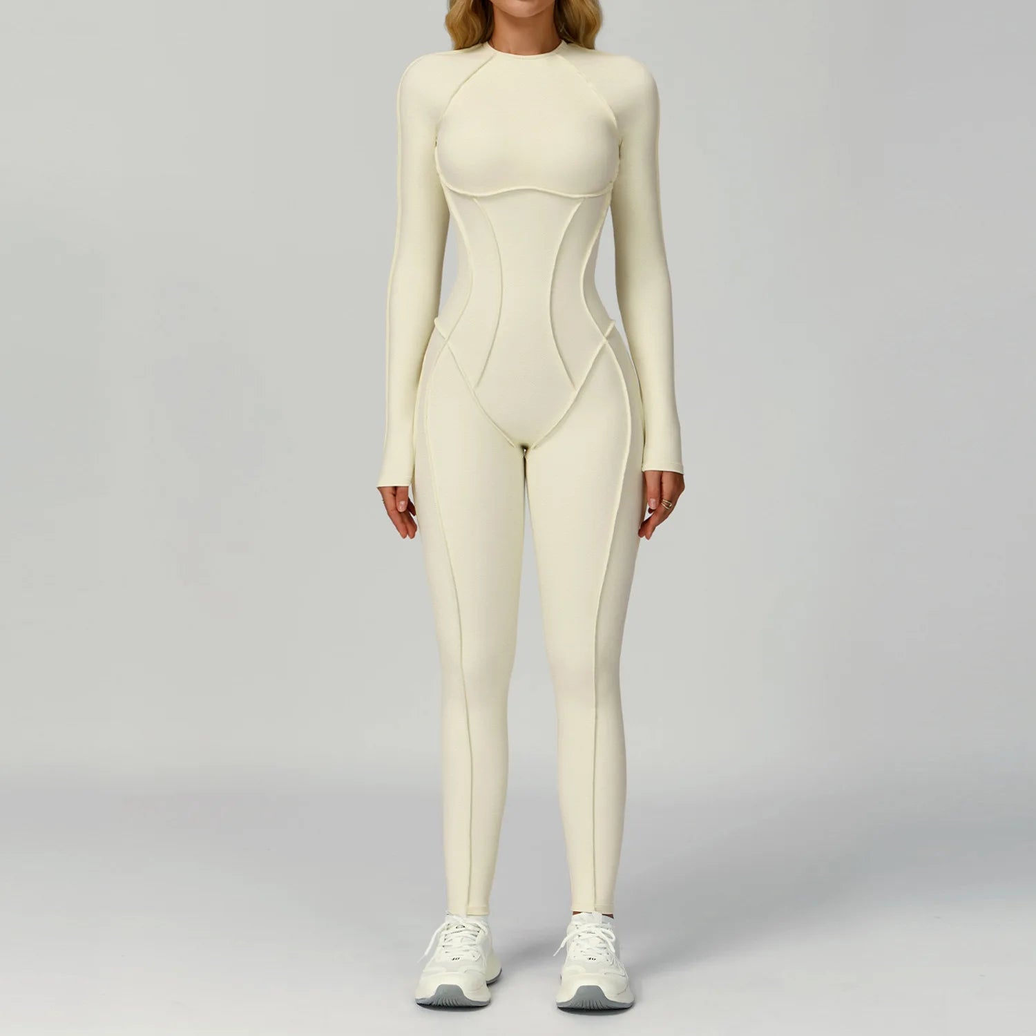 Hollow-Back Yoga Jumpsuit