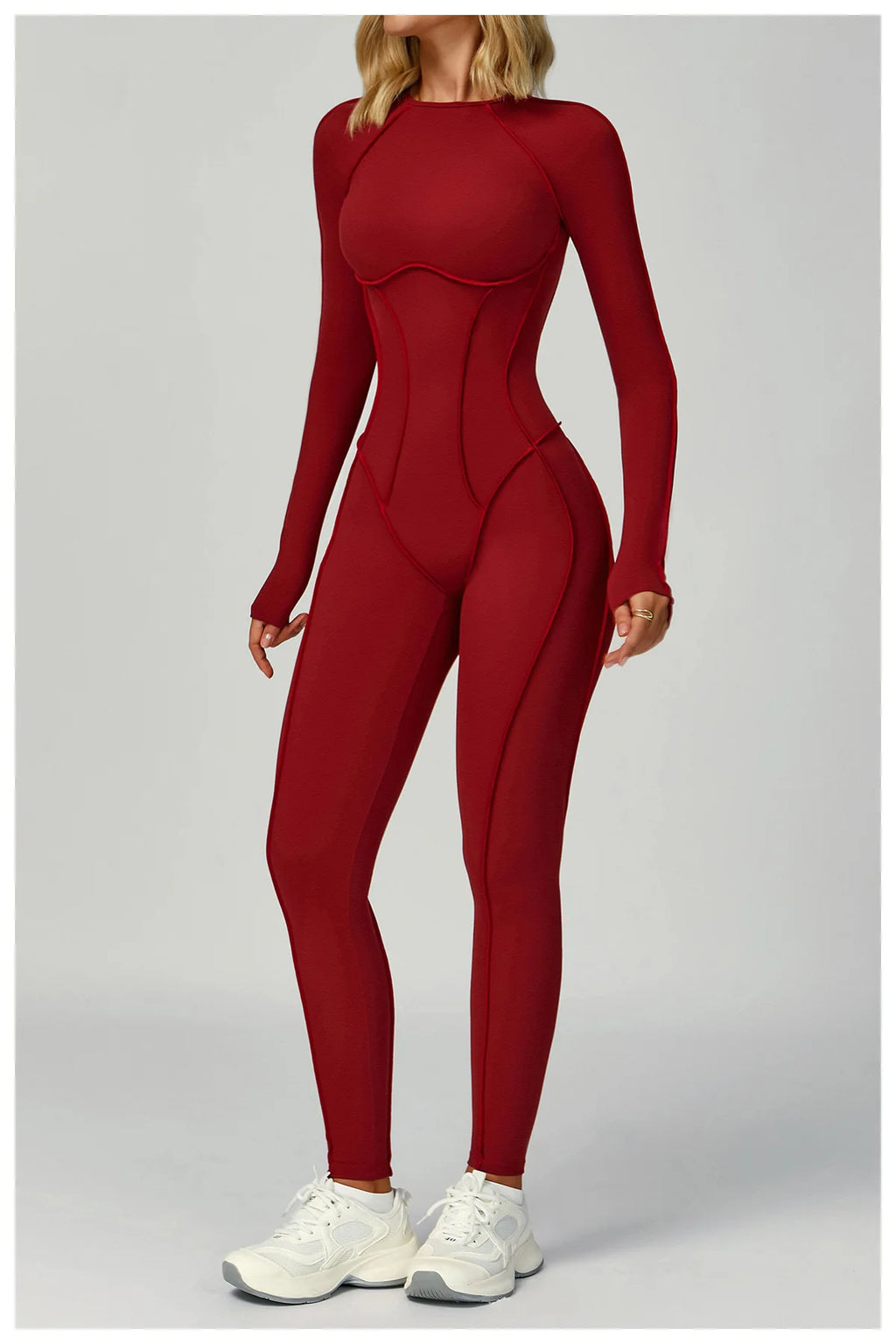 Hollow-Back Yoga Jumpsuit