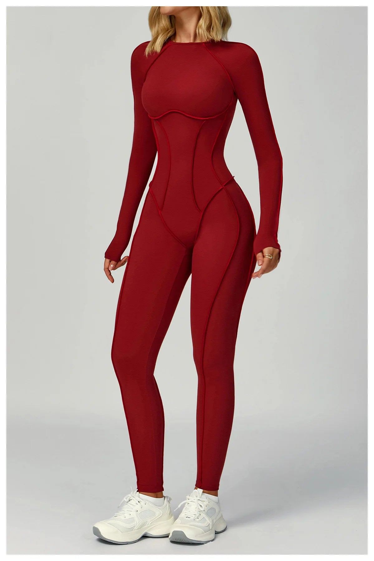 Hollow-Back Yoga Jumpsuit
